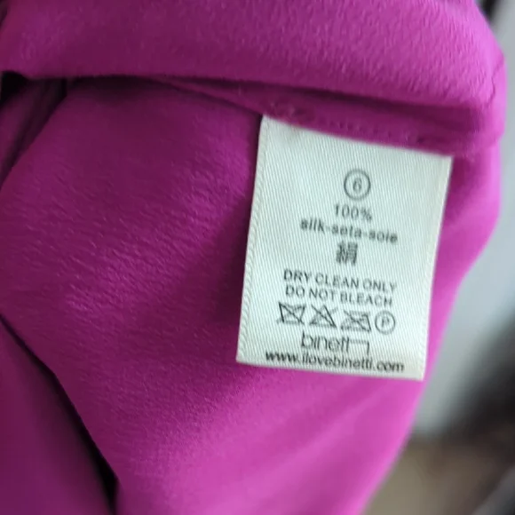 Love Binetti 100% Silk Dress Size 6 - Picture 2 of 10